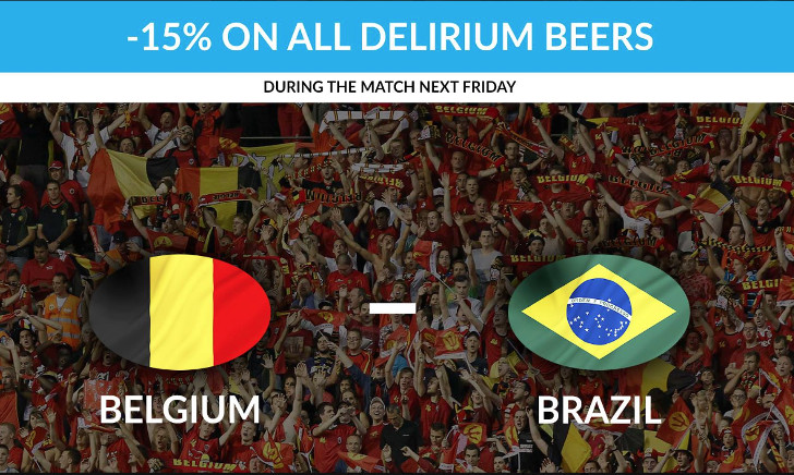WK voetbal bij Delirium Caf Amsterdam